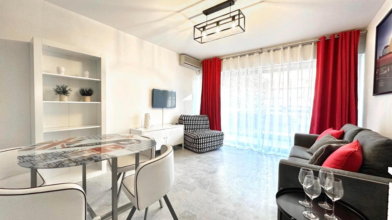 Beau Studio Centre Juan Les Pins A 300M Des Plages 앙티브 외부 사진