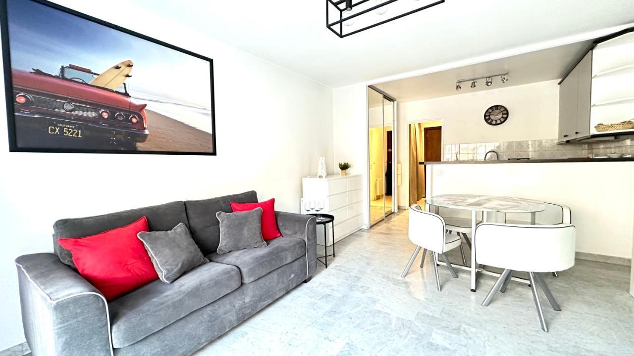 Beau Studio Centre Juan Les Pins A 300M Des Plages 앙티브 외부 사진